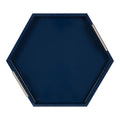 Norvan Hexagon Decorative Tray with Metal Handles
